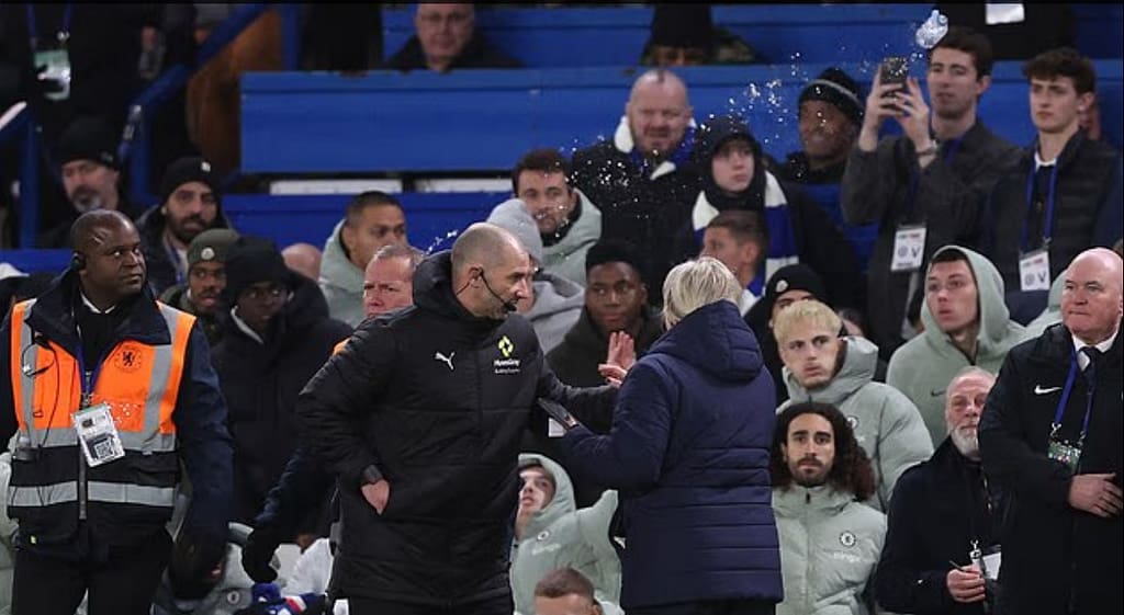 Chelsea crowd trouble Aston Villa