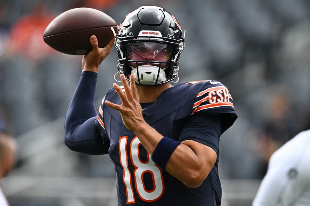 Caleb Williams #18 of the Chicago Bears