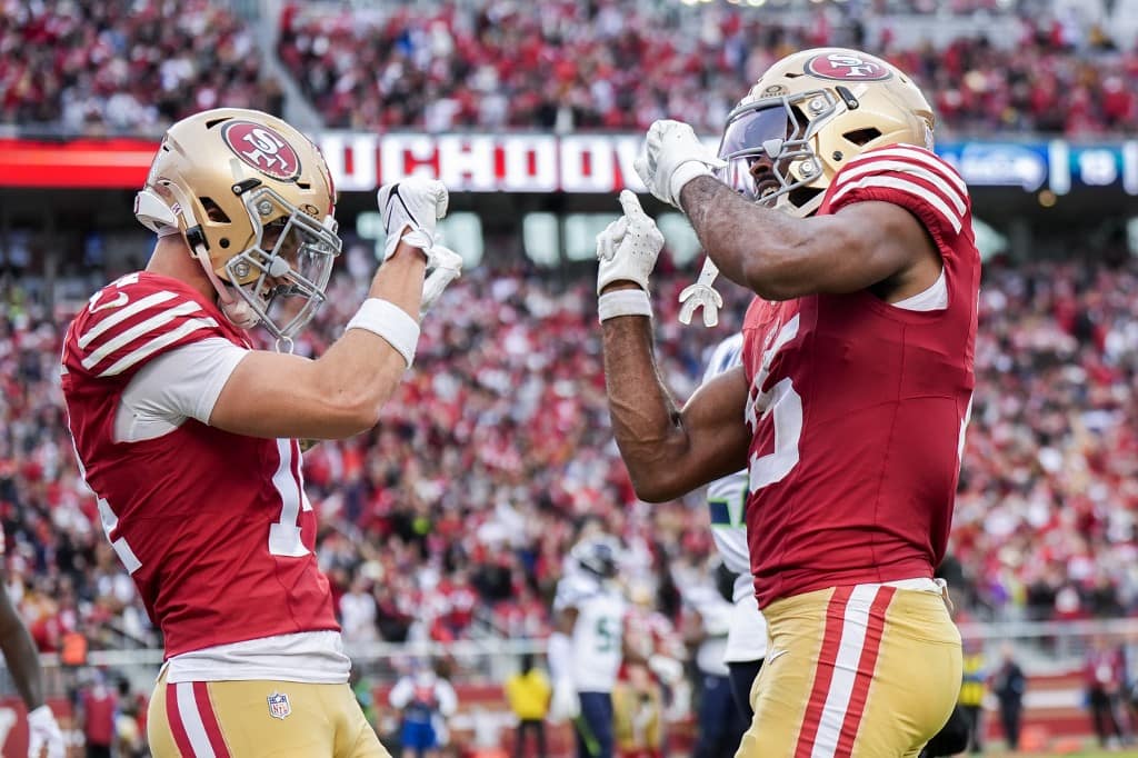 San Francisco 49ers celebrates