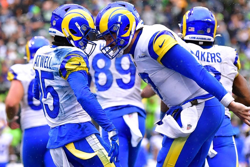 Los Angeles Rams celebrates
