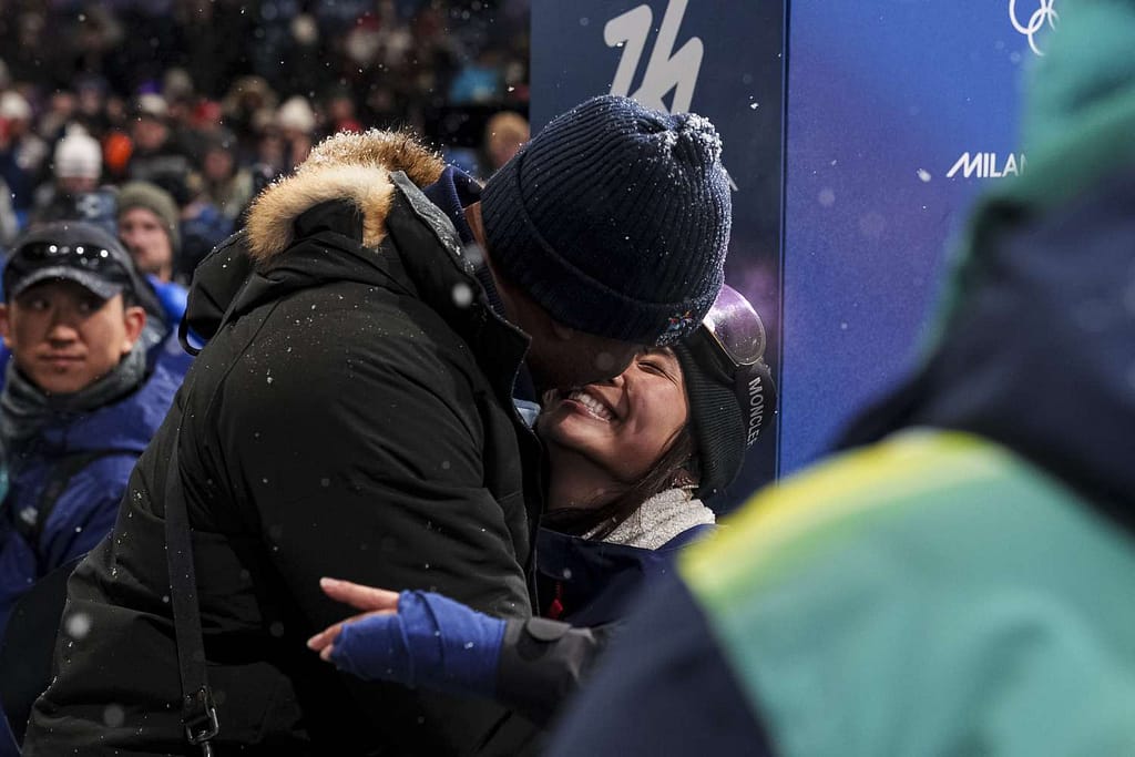 Chloe Kim and Myles Garrett