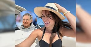 Jordon Hudson and Bill Belichick