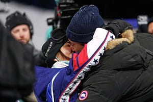 Chloe Kim and Myles Garrett