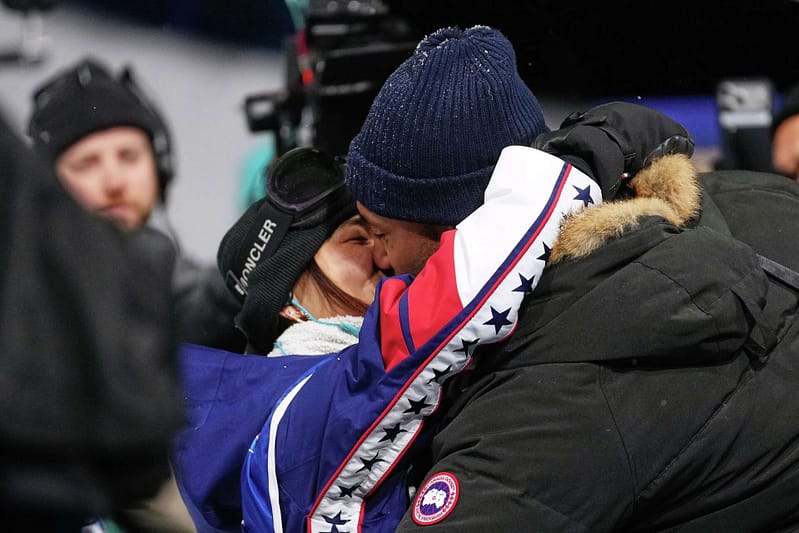 Chloe Kim and Myles Garrett
