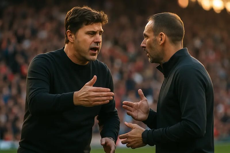 Pochettino Contract Extension analysis with USMNT players training on a soccer field