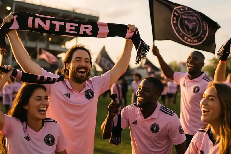 Miami Freedom Park stadium with supporters arriving before an Inter Miami match